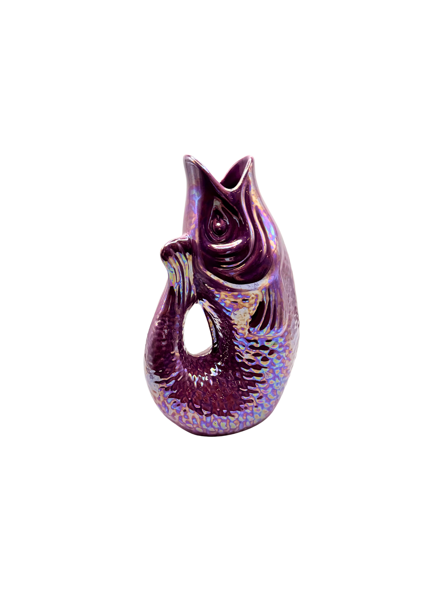 Vase Poisson en Céramique Irisé - 3 coloris