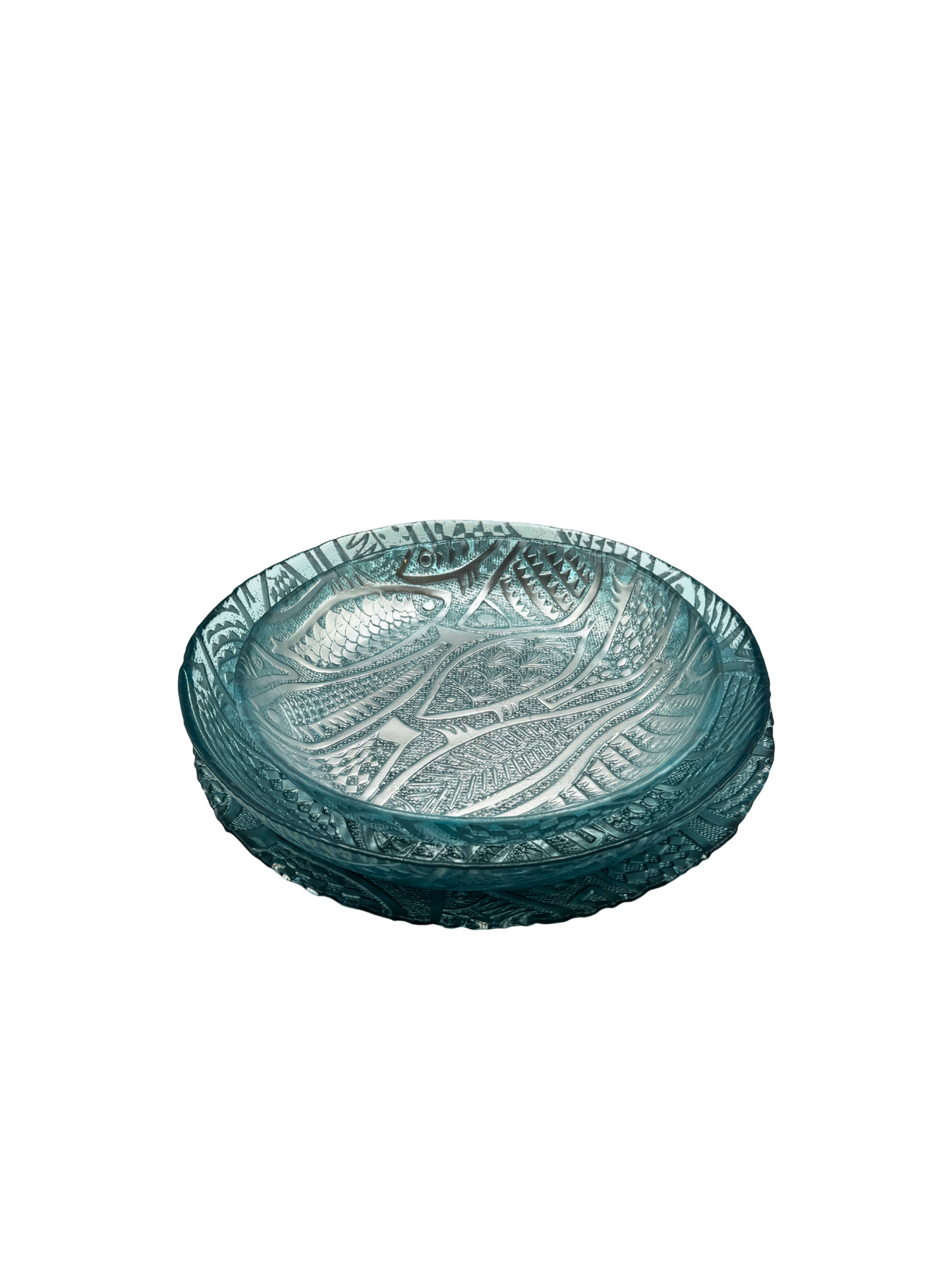Assiette de Présentation Motif Poissons