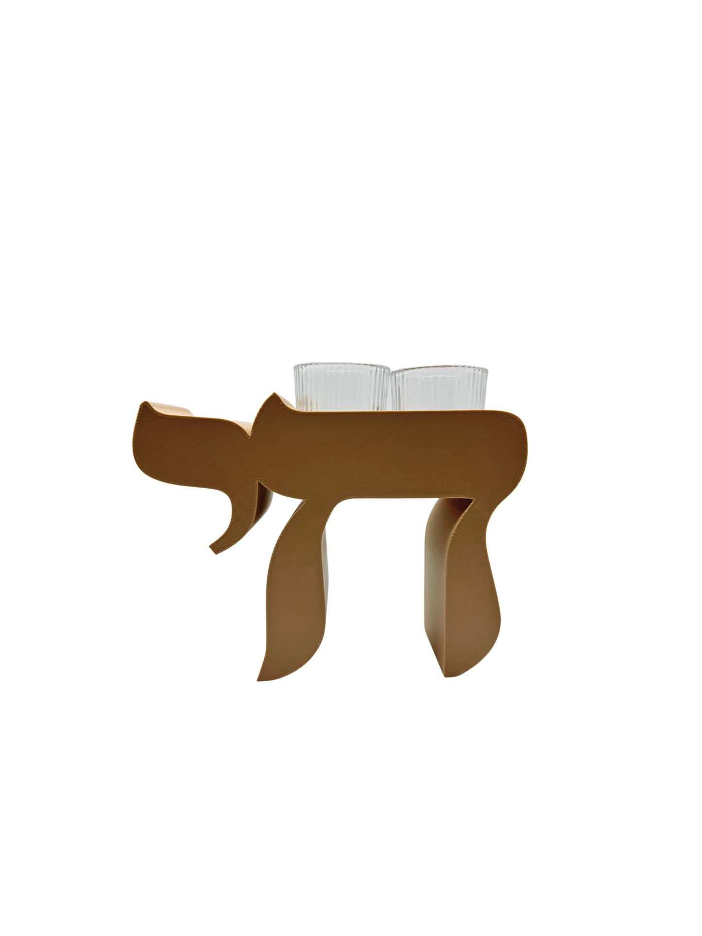 Porte-bougies "Haï" (חי) – 2 Veilleuses