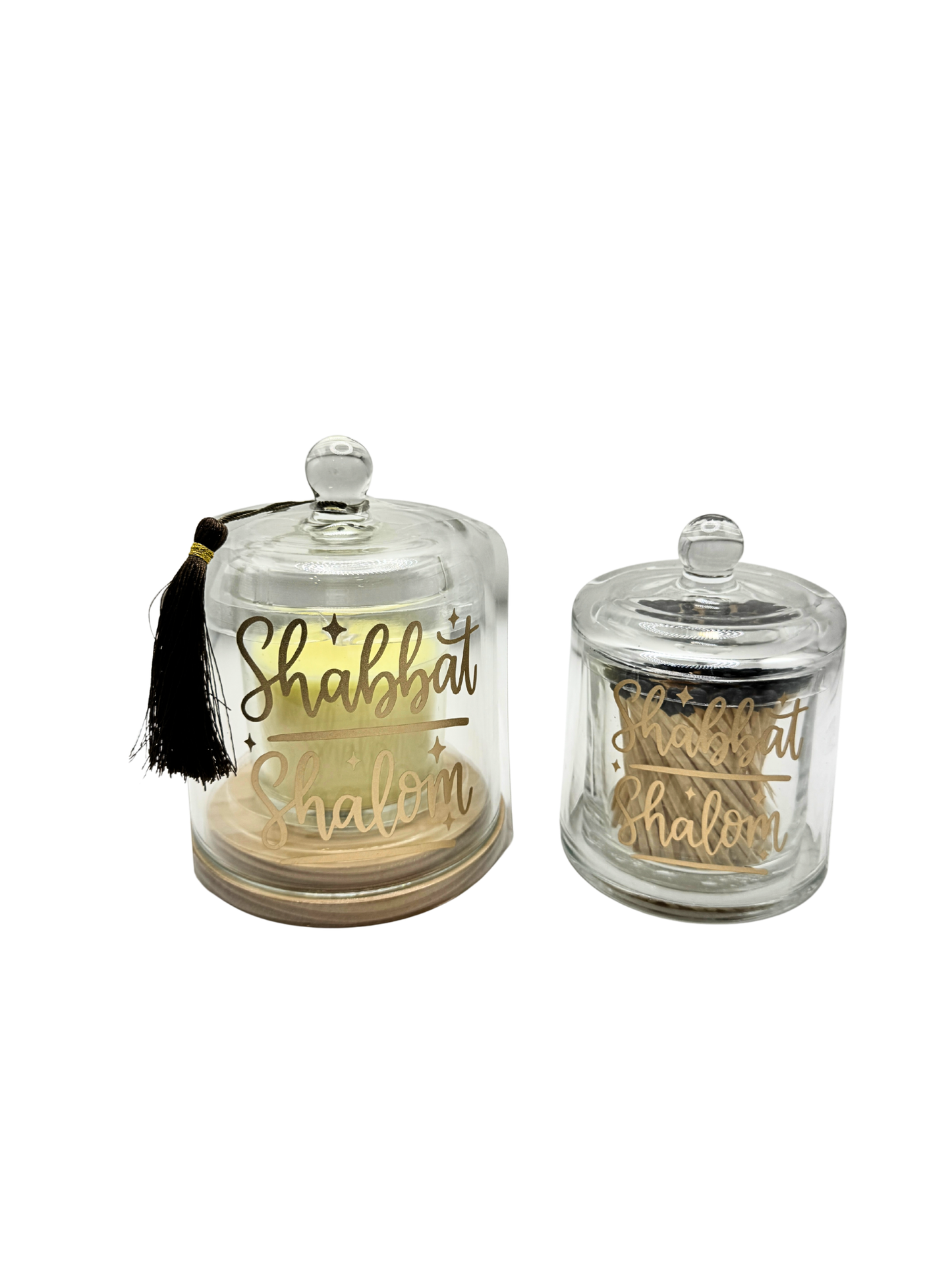 Coffret à Bougie "Shabbat Shalom"
