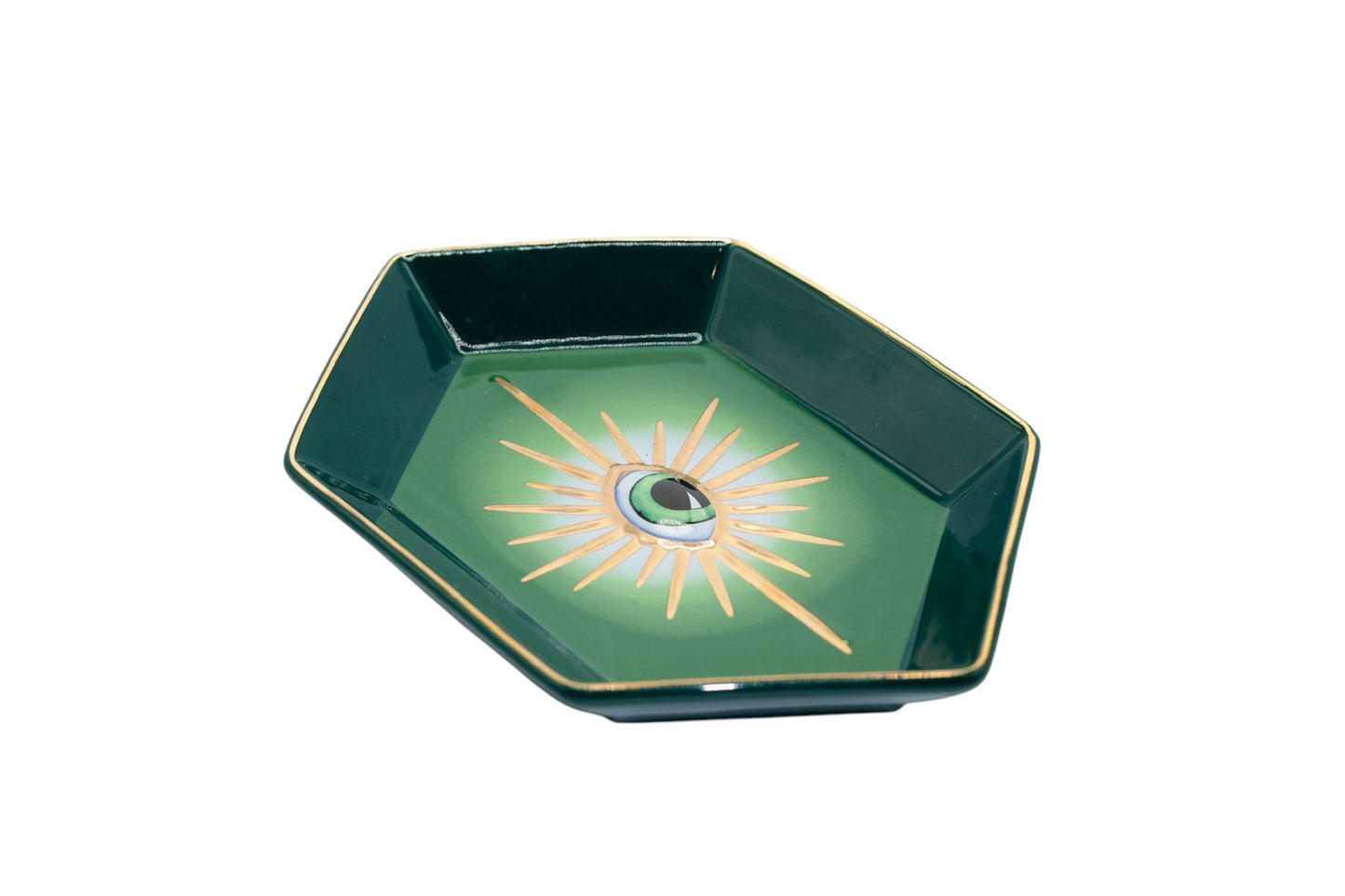 Coupelle Hexagonale Œil Bleu