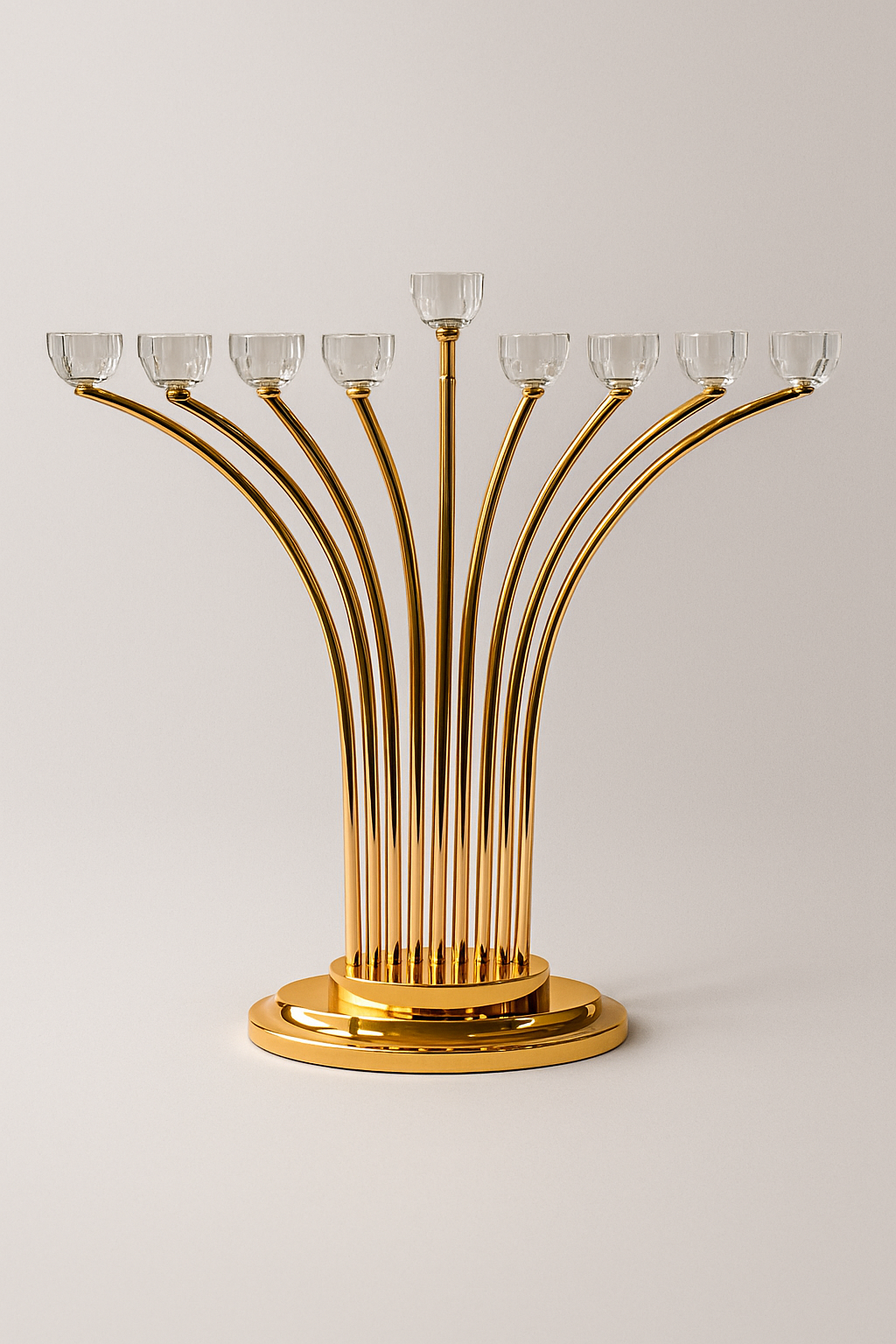 Hanoukia design doré