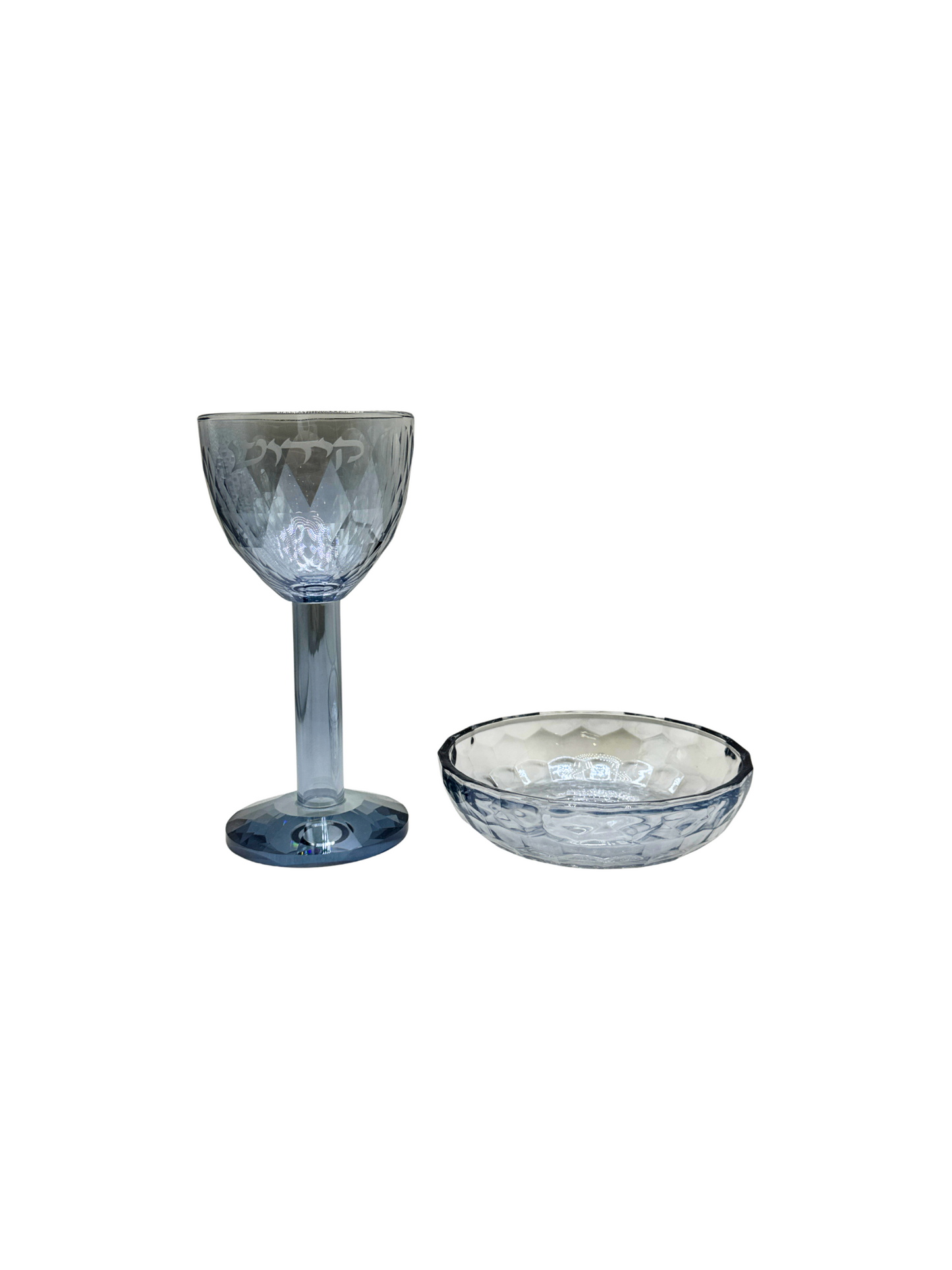 Verre de Kiddush Ice Blue
