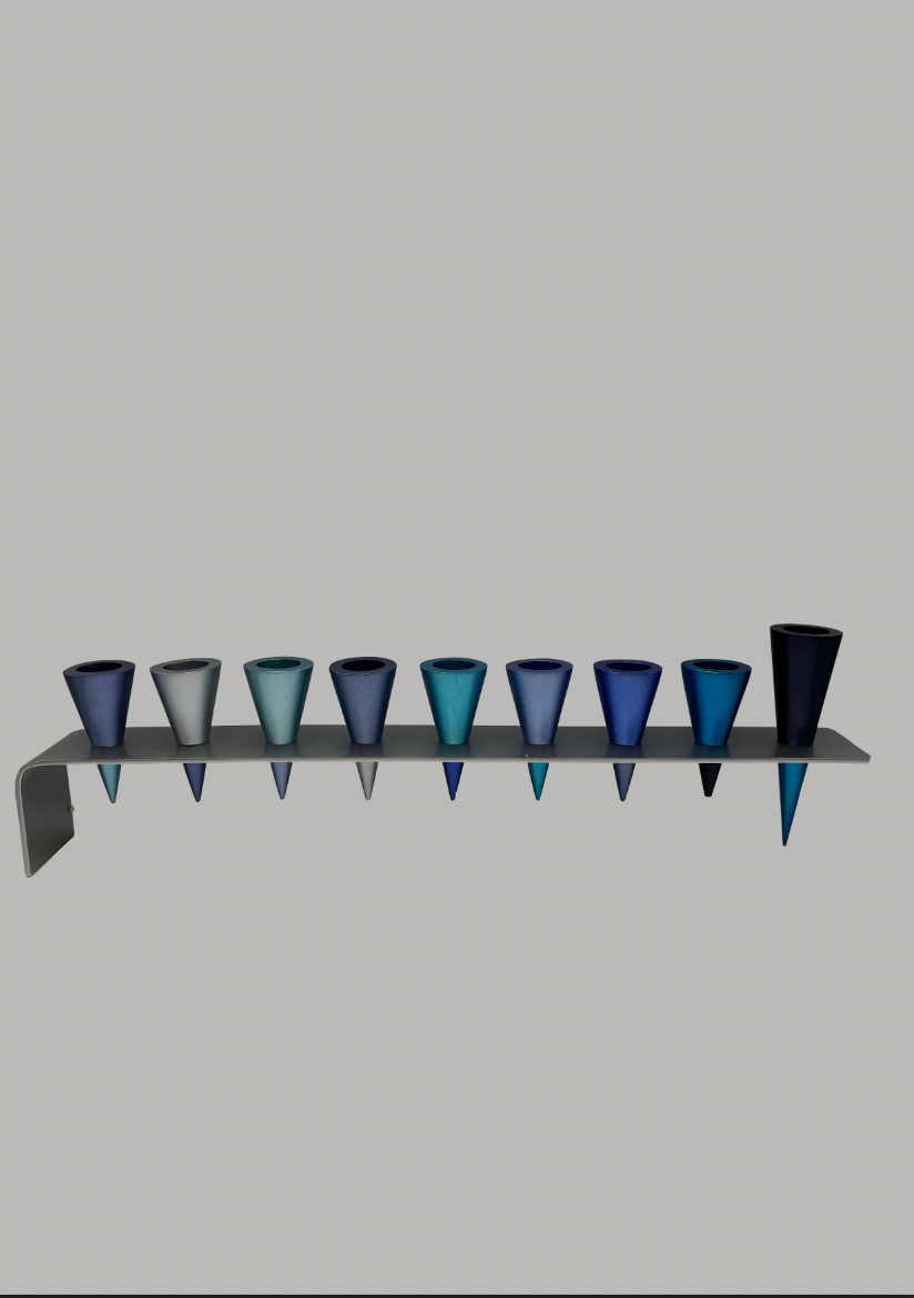 Hanoukia design bleu