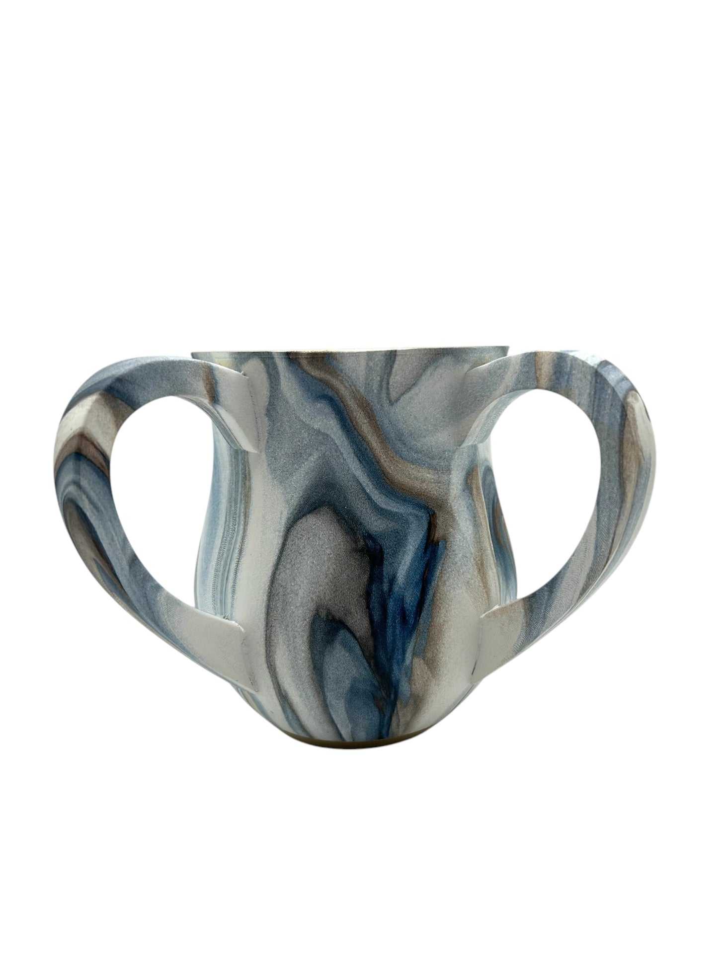 Kéli נטילת ידיים Bleu Marbré et Marron