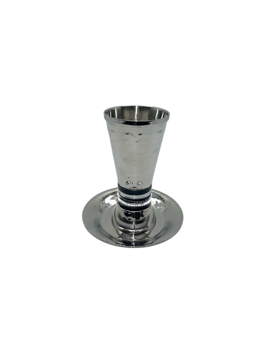 Verre de kiddouch avec Coupelle- Noir