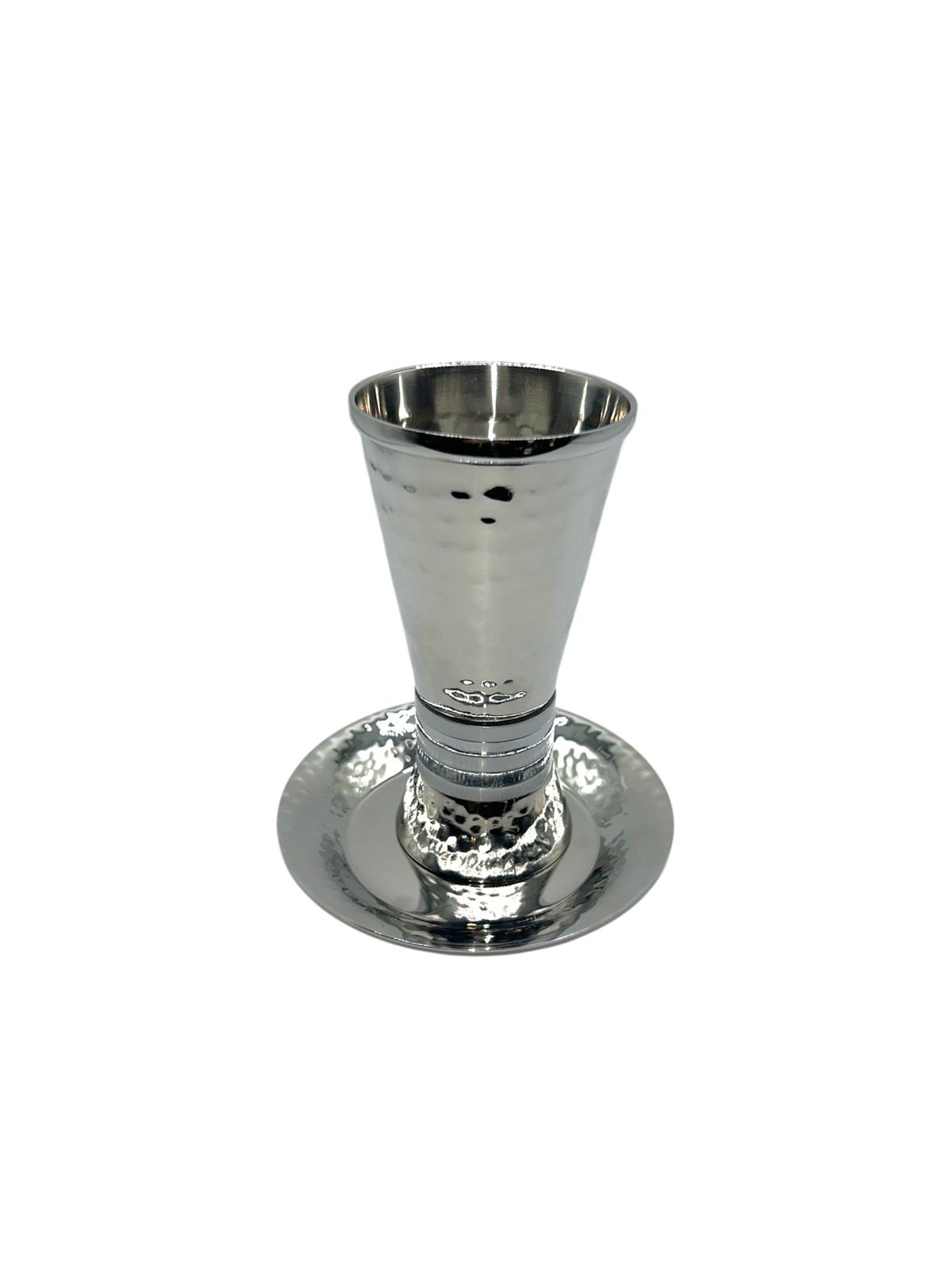 Verre de kiddouch avec Coupelle- Noir