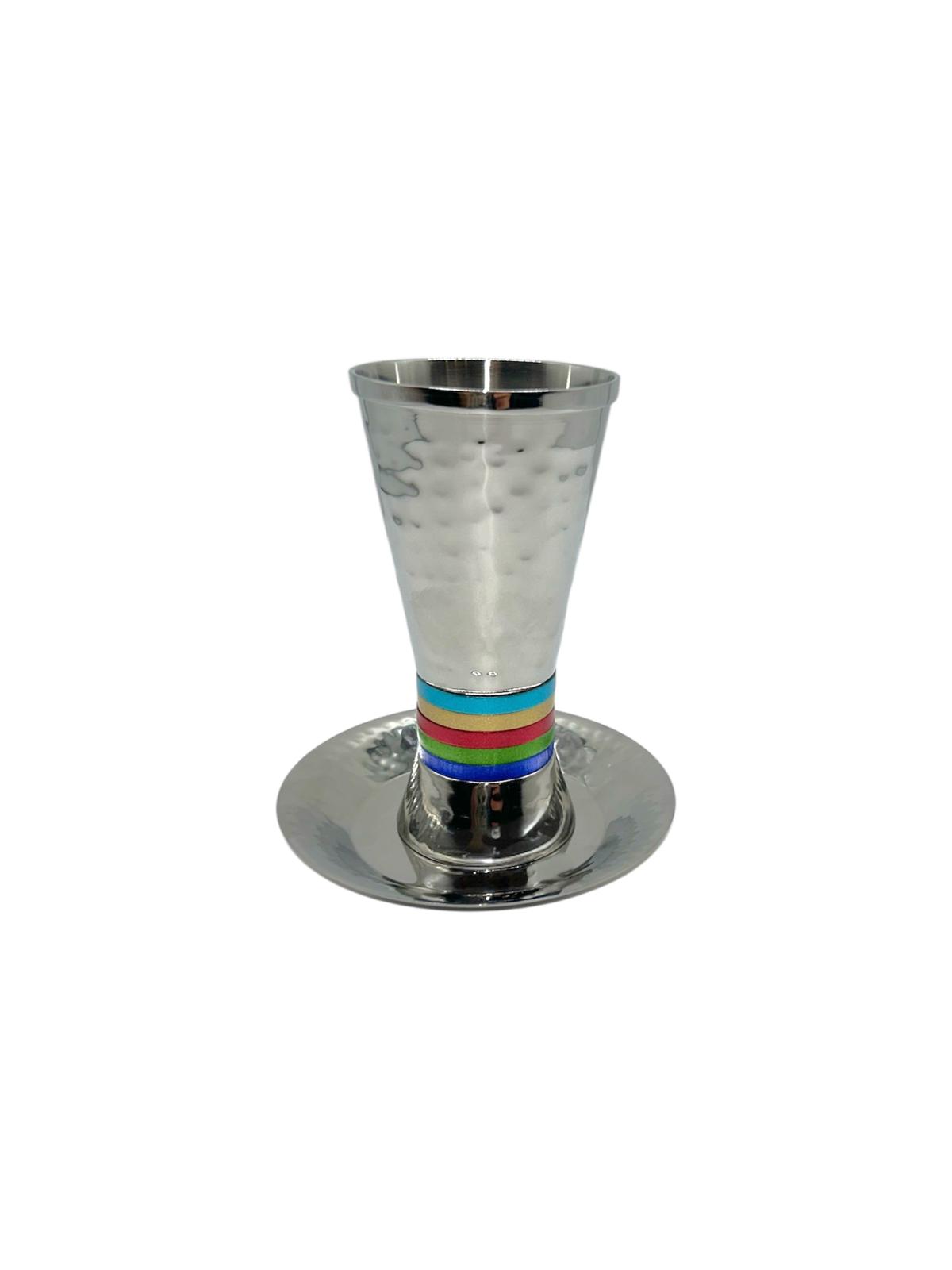 Verre de kiddouch avec Coupelle- Noir