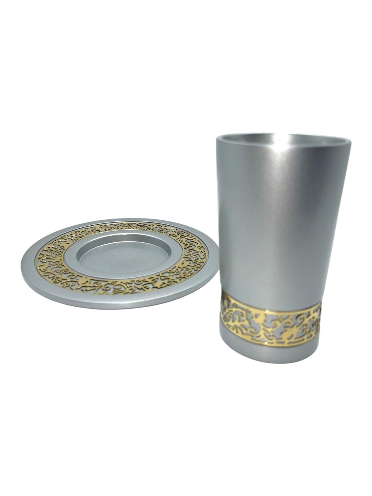 Verre de Kiddouch à Bande Doré