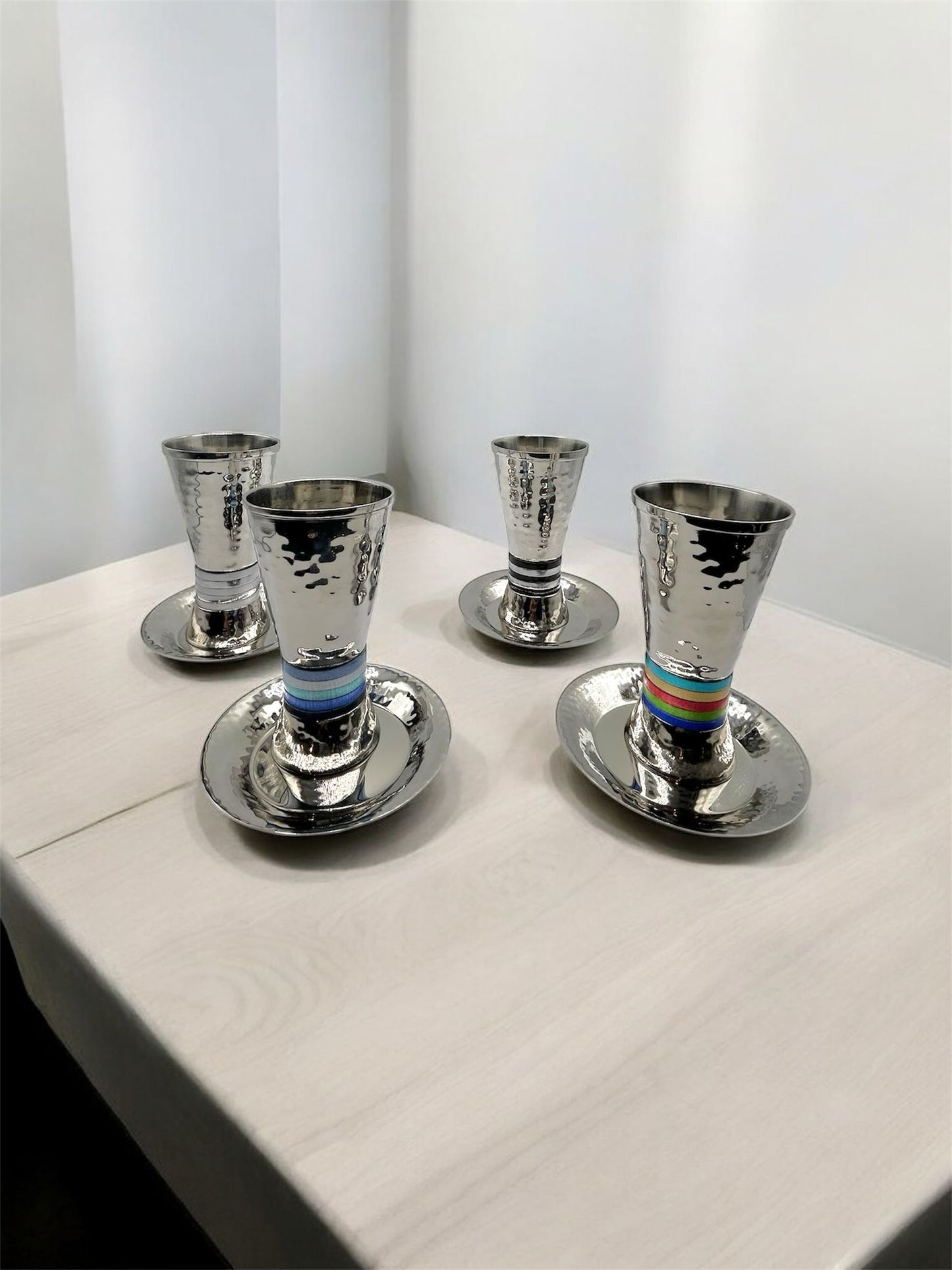 Verre de kiddouch avec Coupelle- Noir