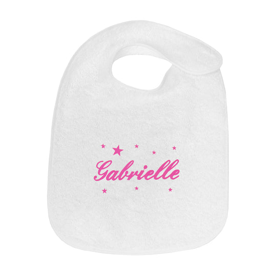 Bavoir Personnalisé Broderie Étoile