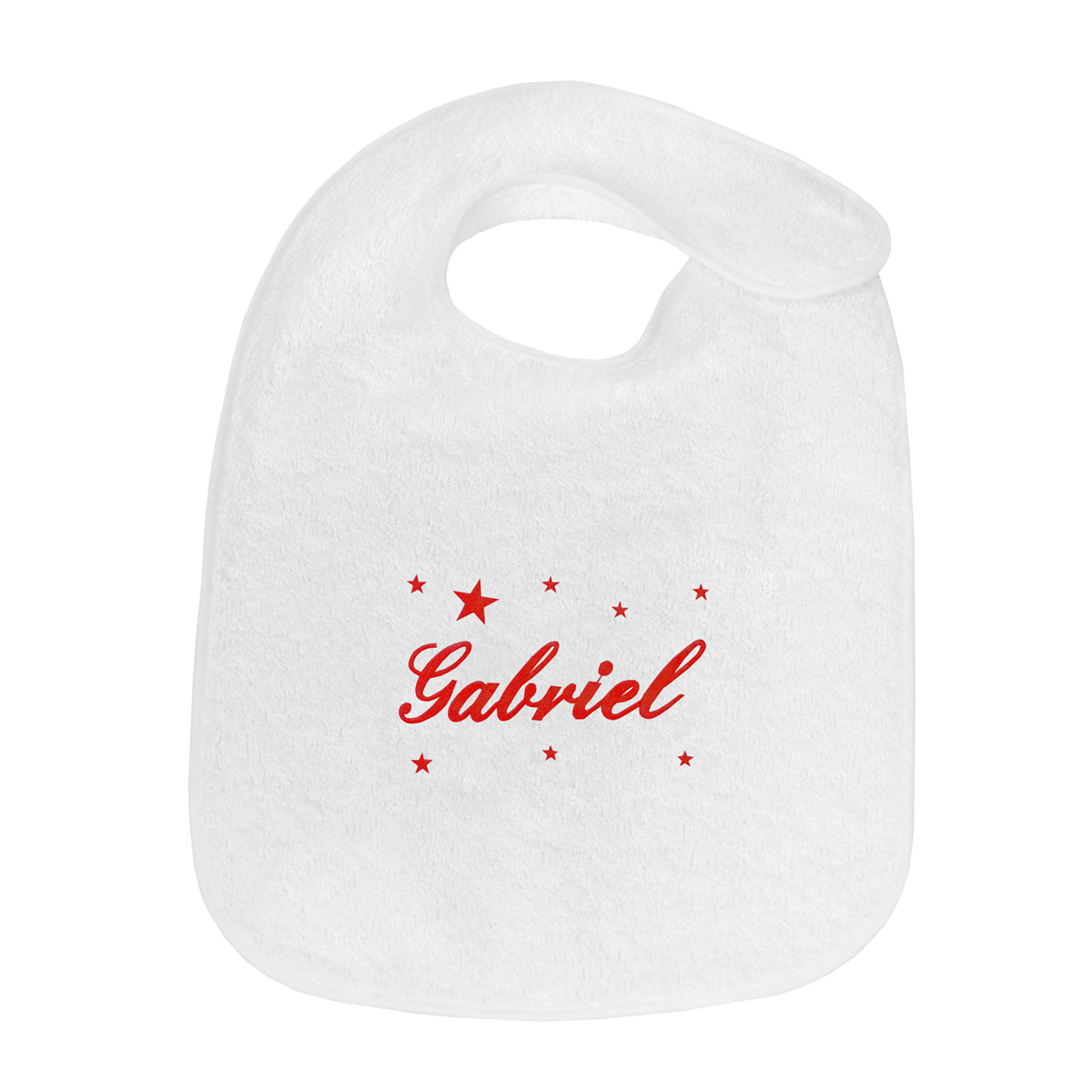 Bavoir Personnalisé Broderie Étoile