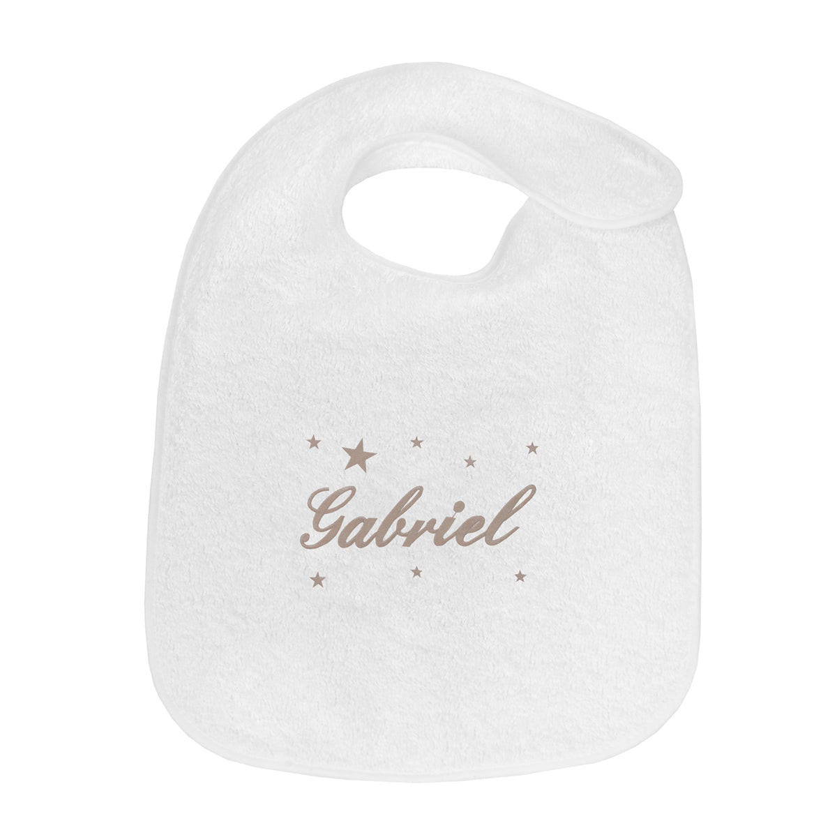 Bavoir Personnalisé Broderie Étoile