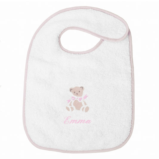 Bavoir Personnalisé Broderie Ours