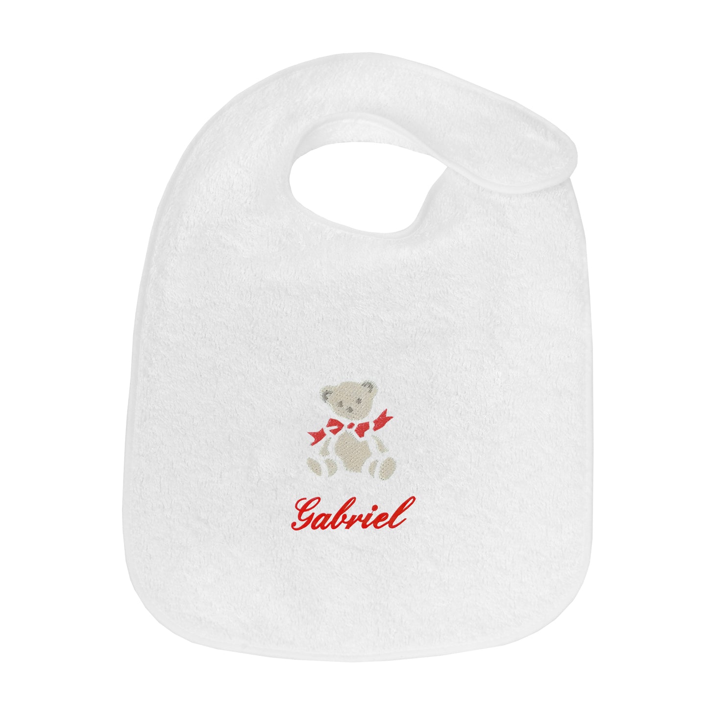 Bavoir Personnalisé Broderie Ours