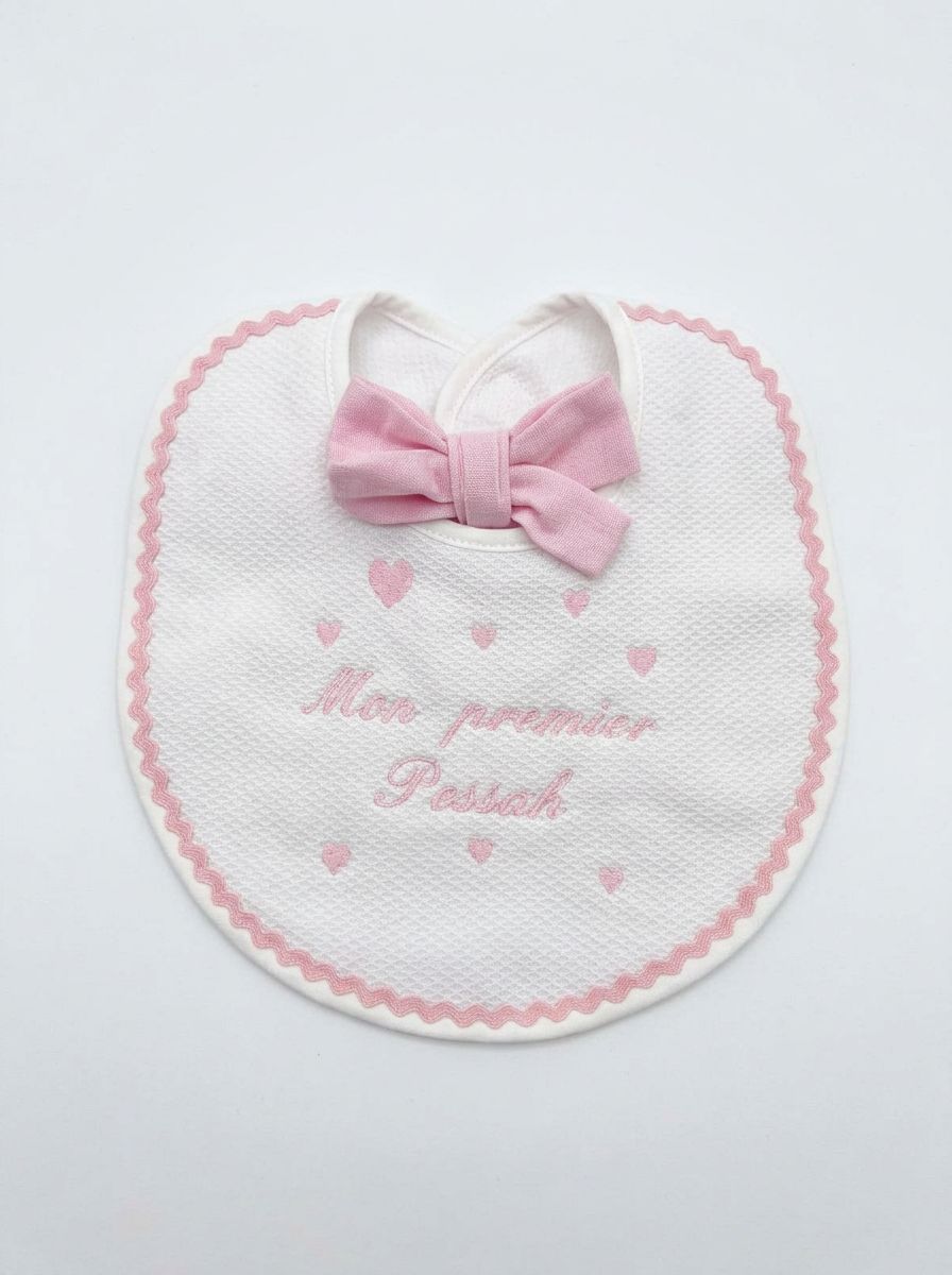 Bavoir Rose