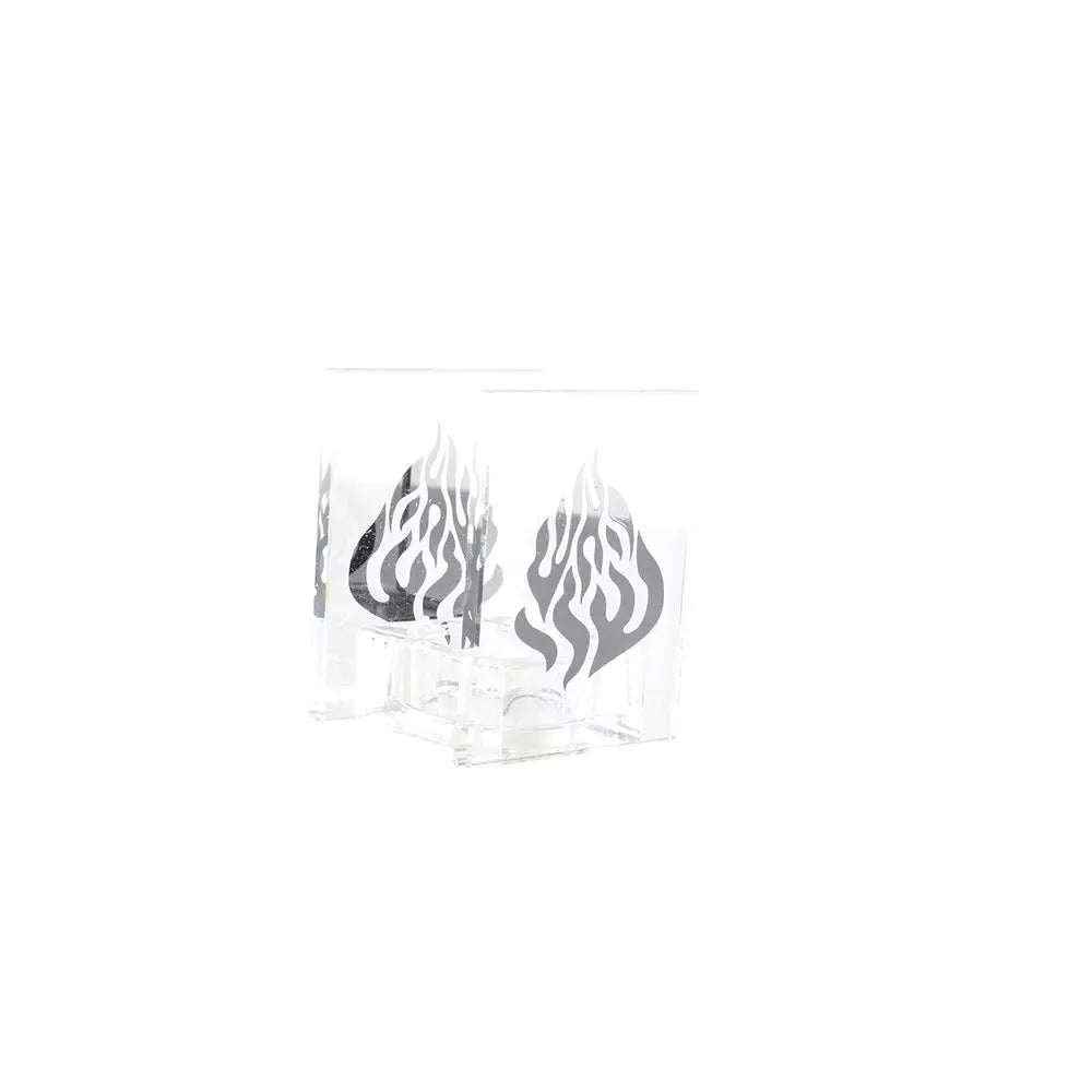 Bougeoir Flamme Nahman en Verre