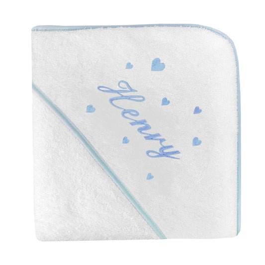 Cape de bain Broderie Coeur