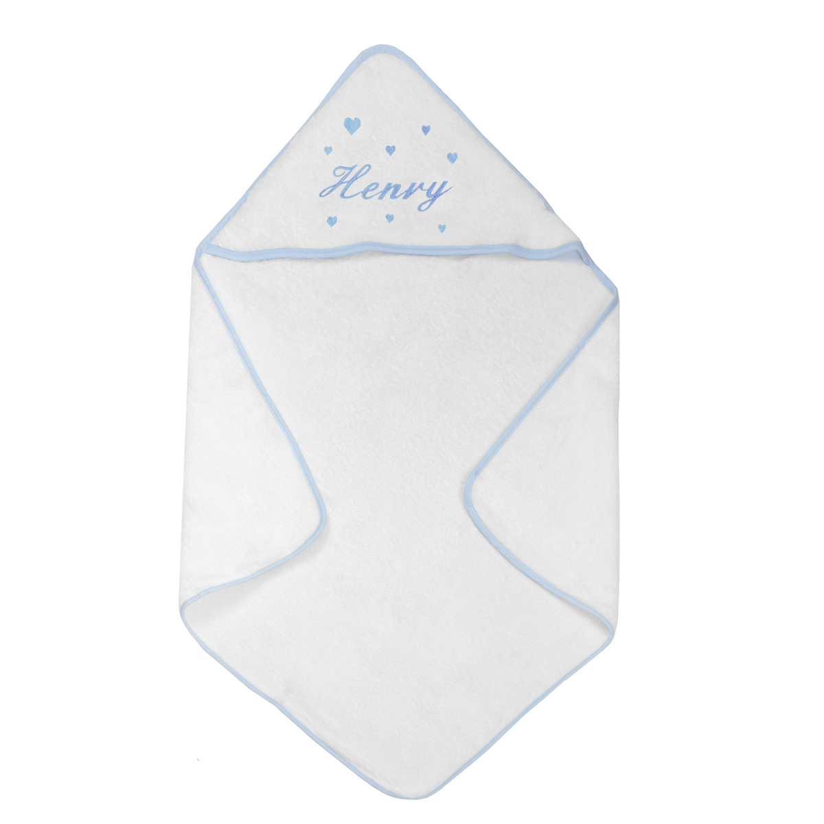 Cape de bain Broderie Coeur