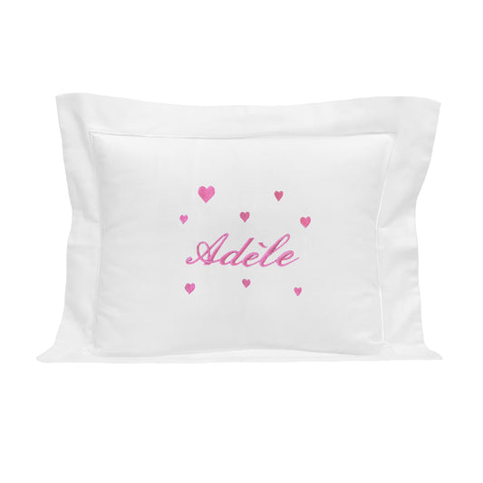 Coussin Brodé Coeur