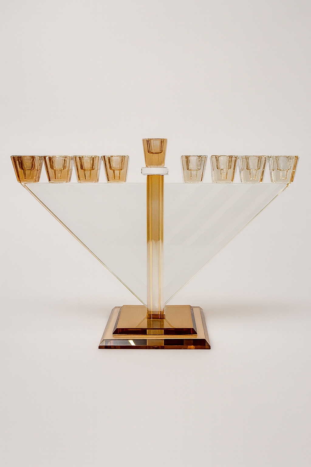 Hanoukia dorée triangulaire