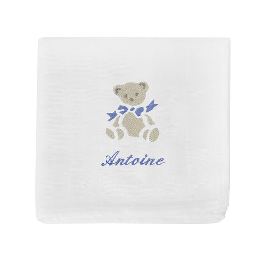 Lange pour bébé Broderie Ours