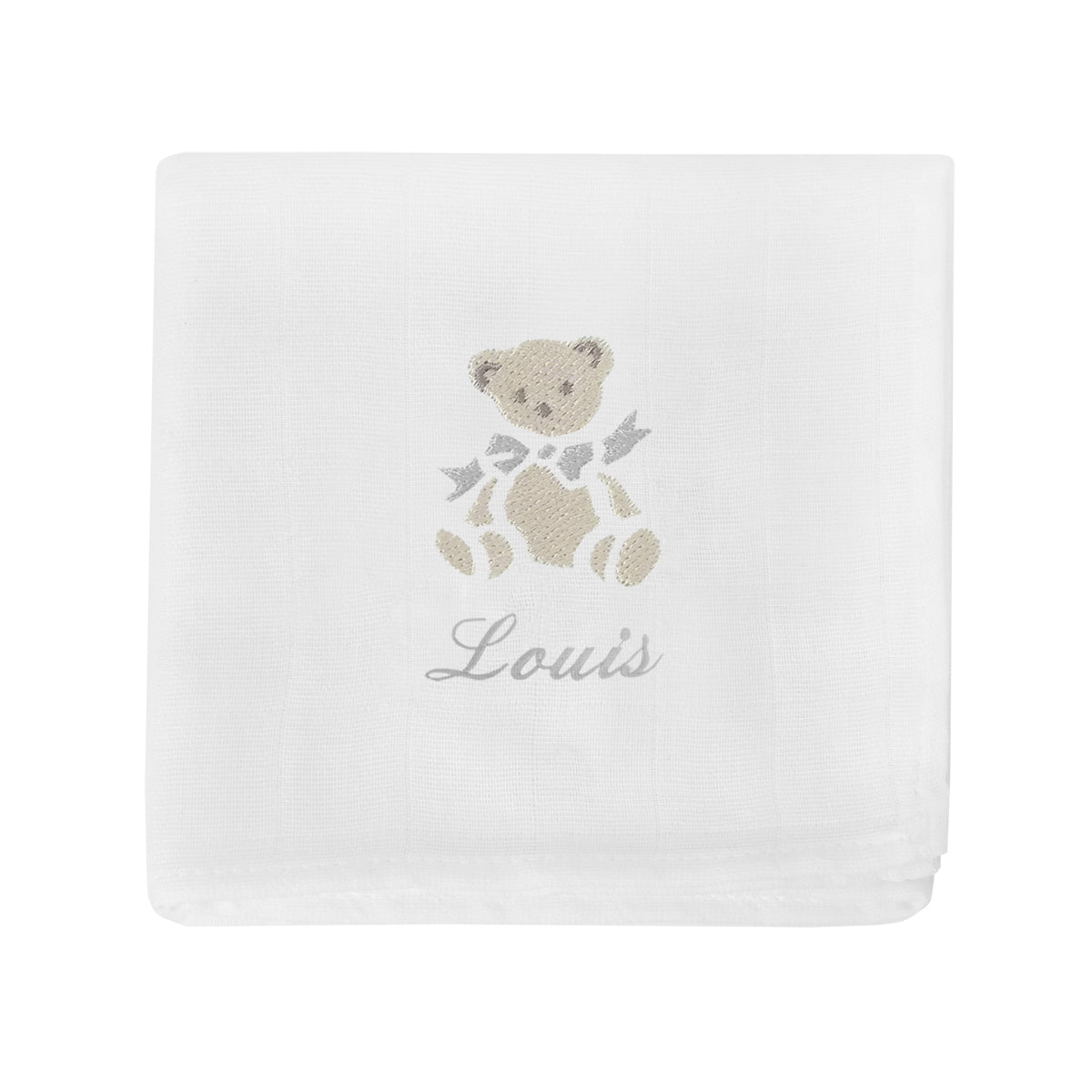 Lange pour bébé Broderie Ours
