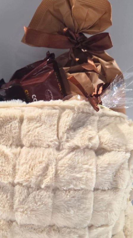 Trousse Fourrure Beige