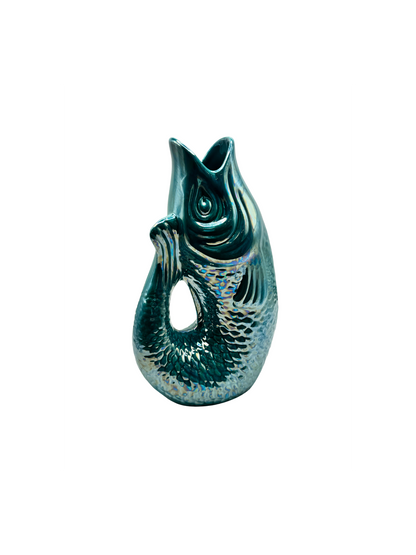 Vase Poisson en Céramique Irisé -  3 coloris
