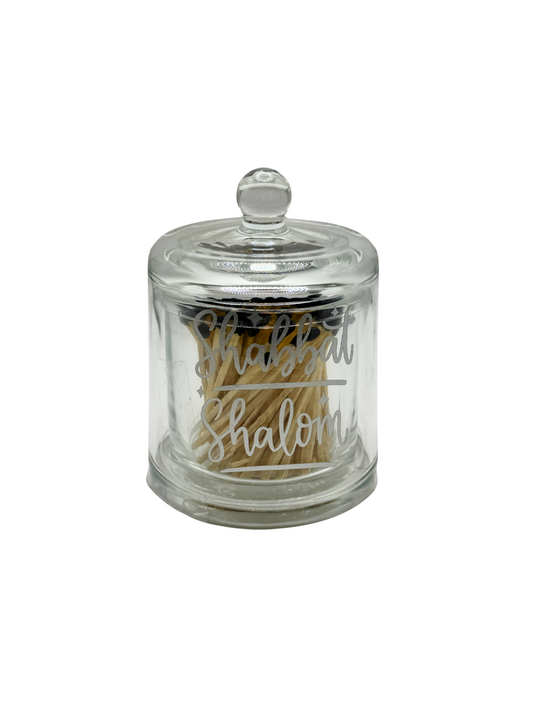 Pot à Allumettes « Shabbat Shalom »