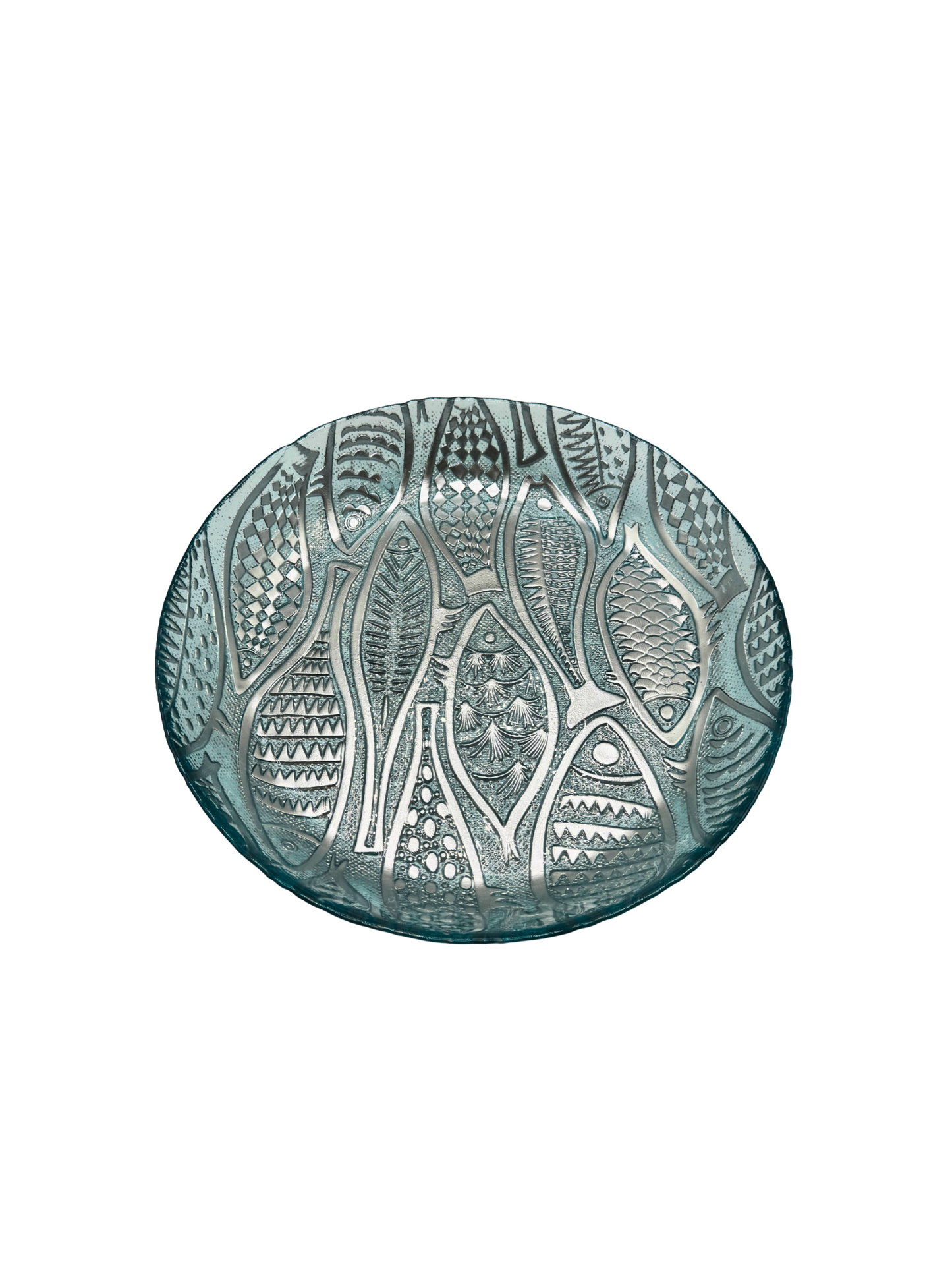 Assiette de Présentation Motif Poissons