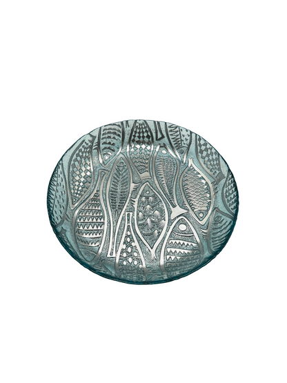 Assiette de Présentation Motif Poissons