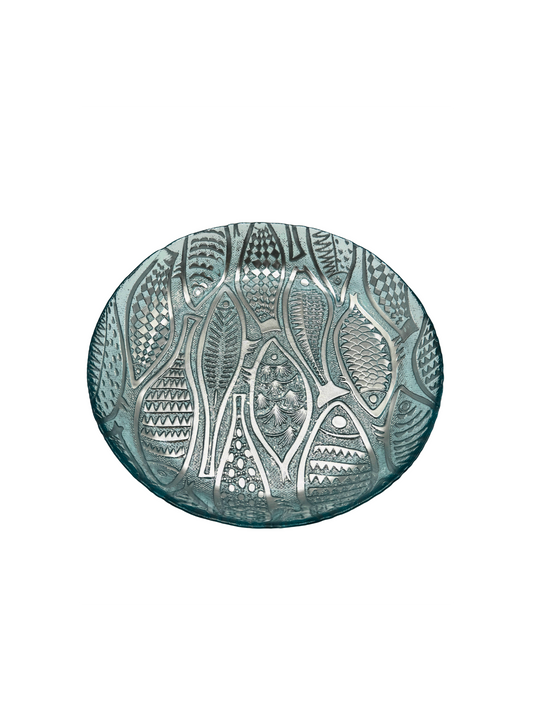 Assiette de Présentation Motif Poissons