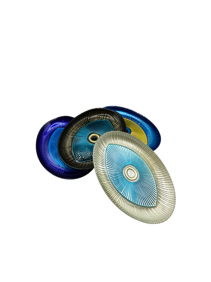 Plat de Présentation Ovale « Œil Protecteur » - 4 coloris