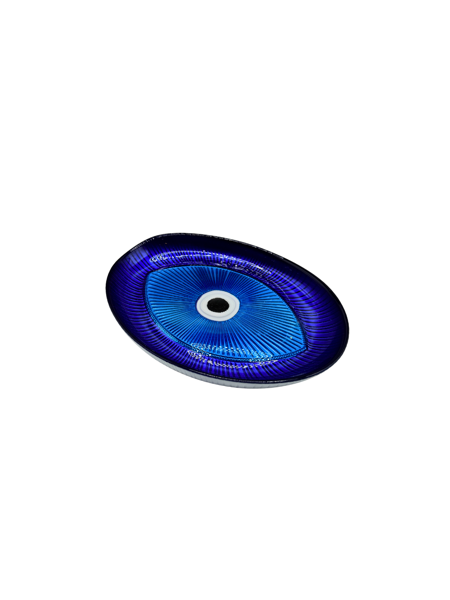 Plat de Présentation Ovale « Œil Protecteur » - 4 coloris