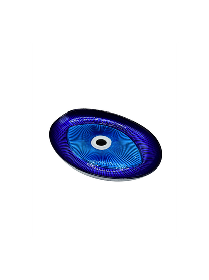 Plat de Présentation Ovale « Œil Protecteur » - 4 coloris