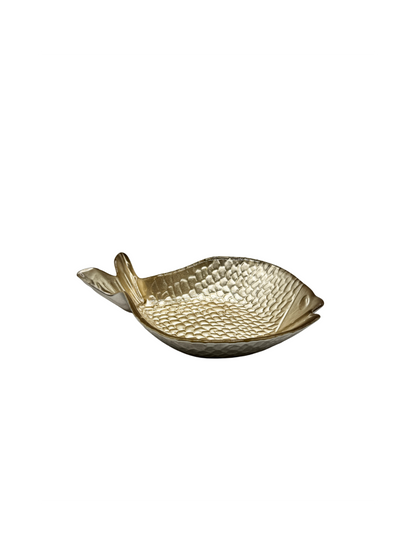 Coupelle Poisson en Verre Ambre – Grand Modèle