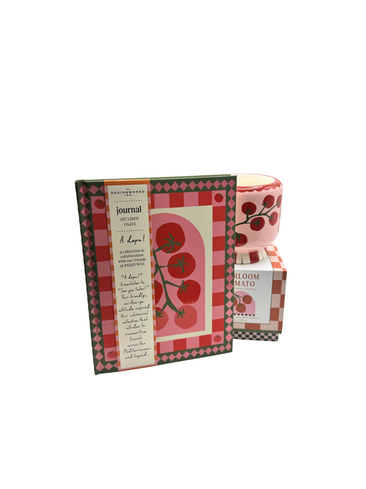 Carnet « A Dopo! » Motif Tomates