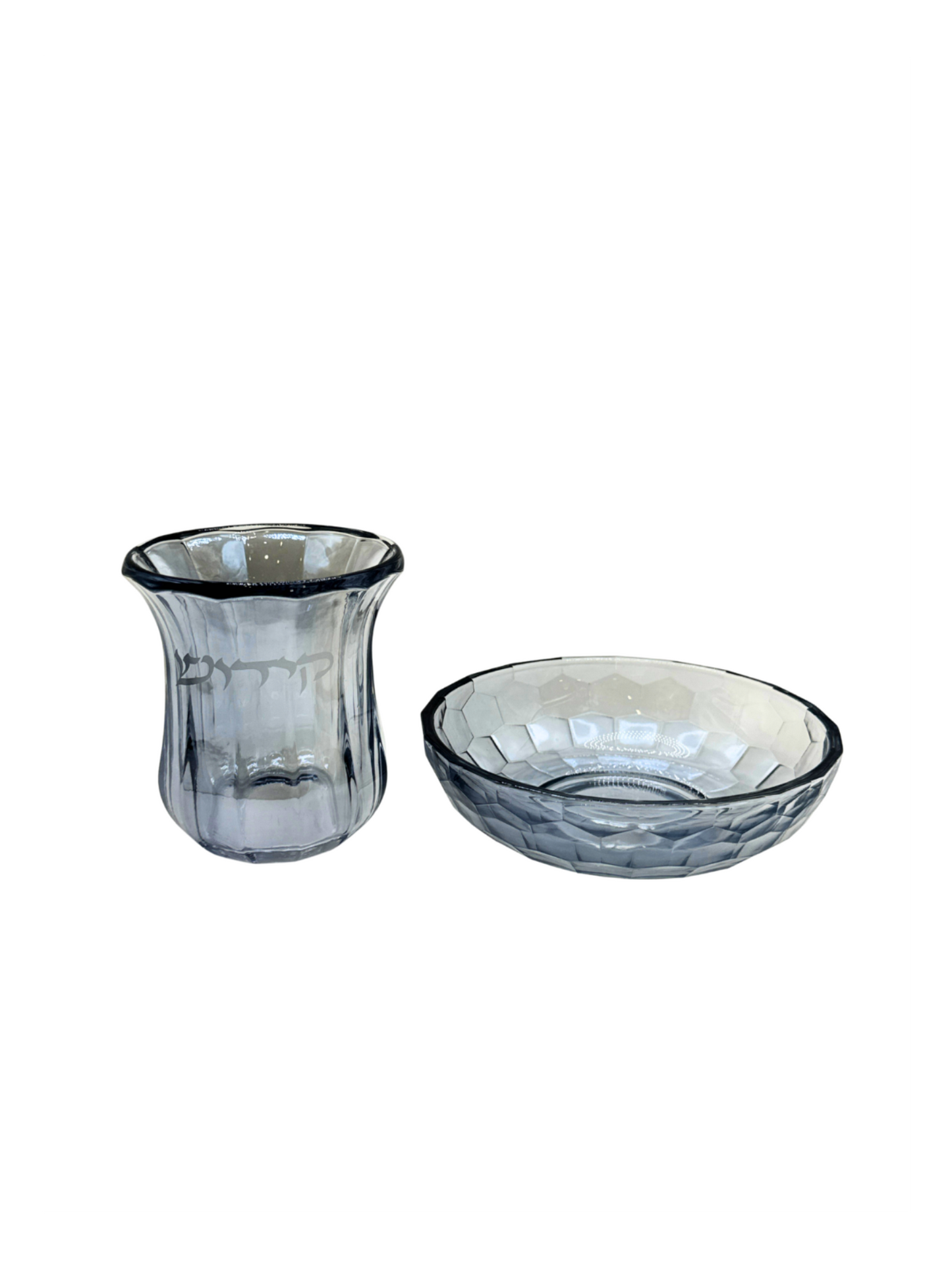 Verre de Kiddush Blue Crystal