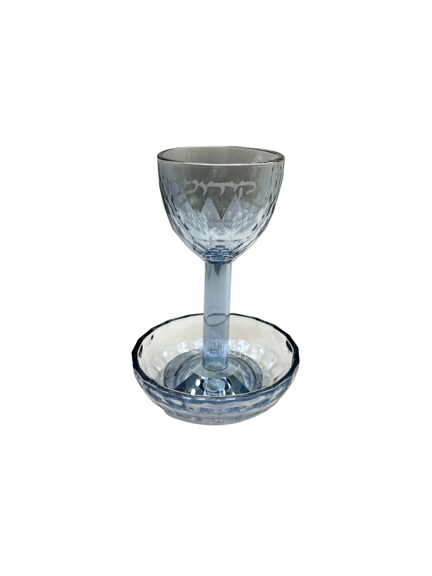 Verre de Kiddush Ice Blue