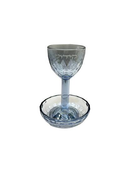 Verre de Kiddush Ice Blue