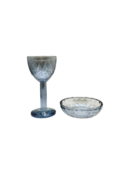 Verre de Kiddush Ice Blue