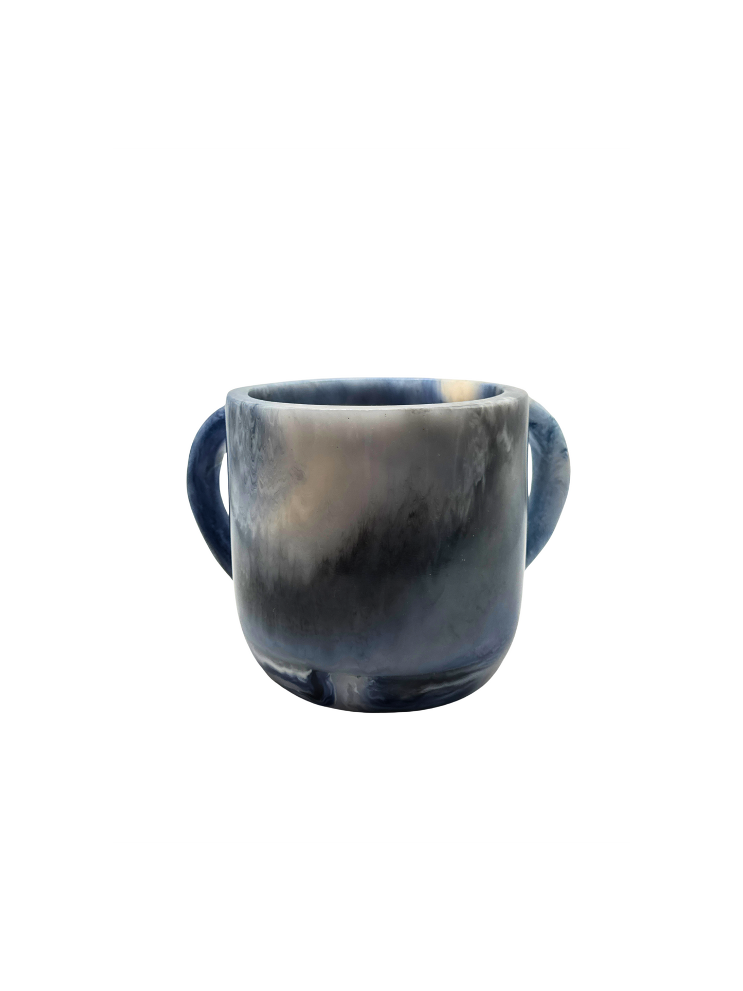 Kéli Marbré Bleu – Double Anses