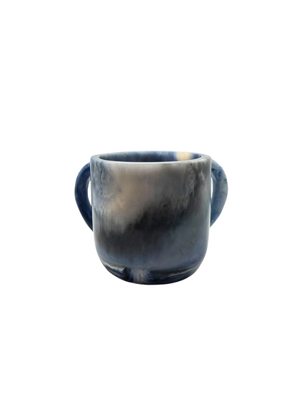 Kéli Marbré Bleu – Double Anses