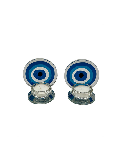 Bougeoir Oeil en Verre – Protection & Élégance