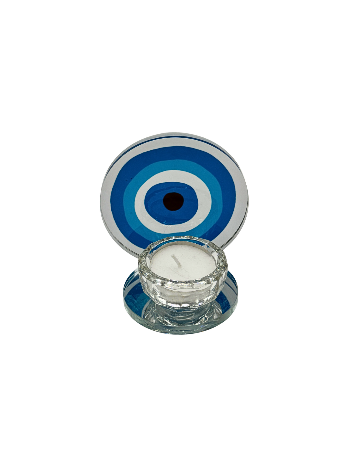 Bougeoir Oeil en Verre – Protection & Élégance