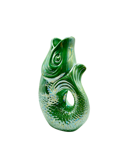 Vase Poisson en Céramique Irisé -  3 coloris