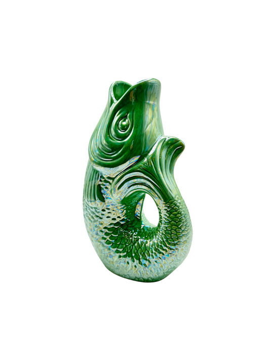 Vase Poisson en Céramique Irisé -  3 coloris
