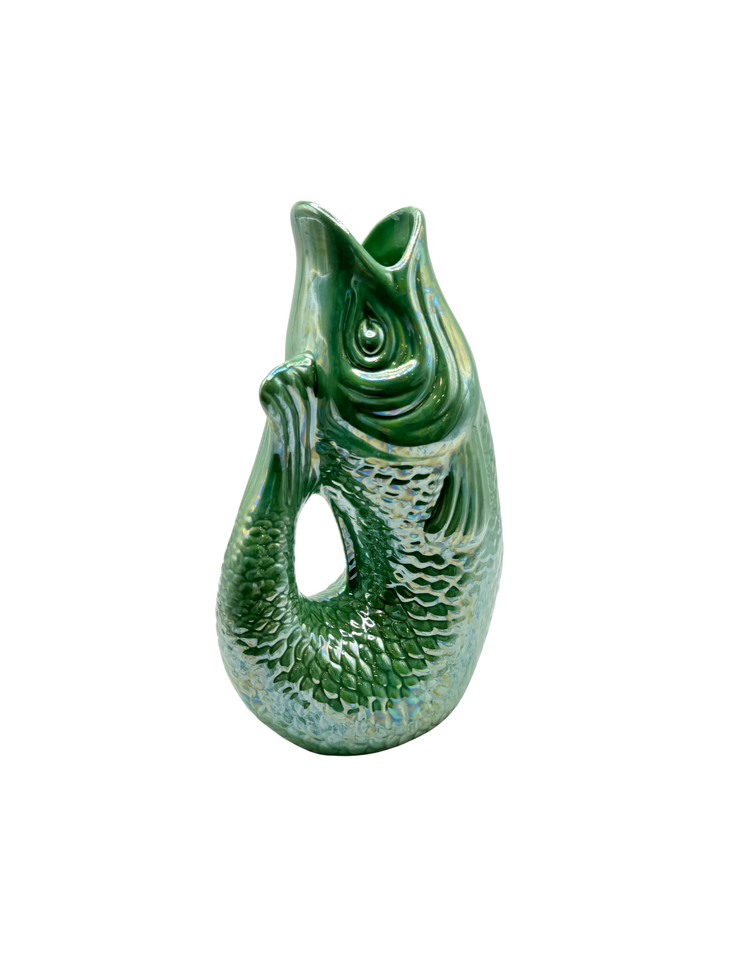 Vase Poisson en Céramique Irisé -  3 coloris