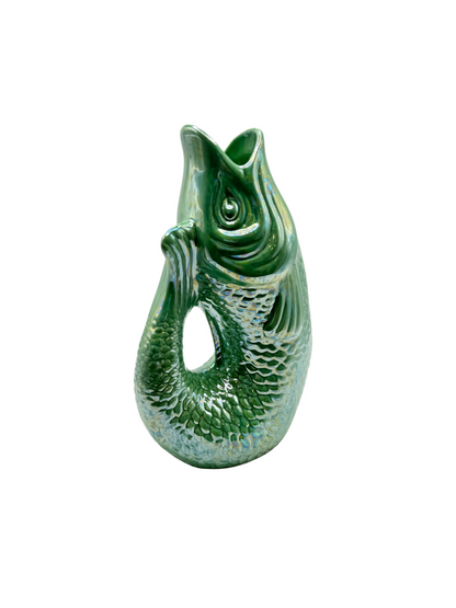 Vase Poisson en Céramique Irisé -  3 coloris
